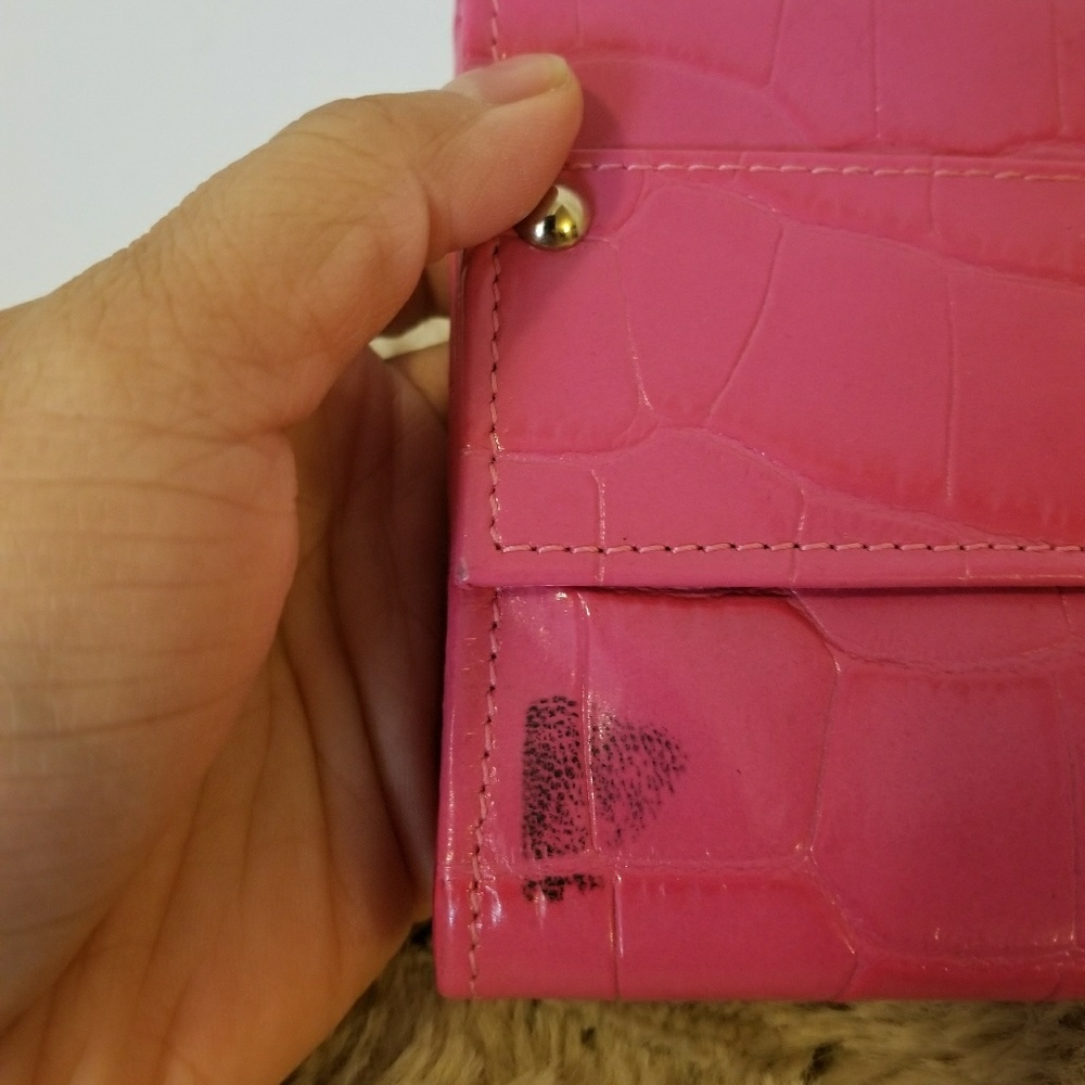 Authentic Jimmy Choo leather clutch wallet - Picture 2 of 6